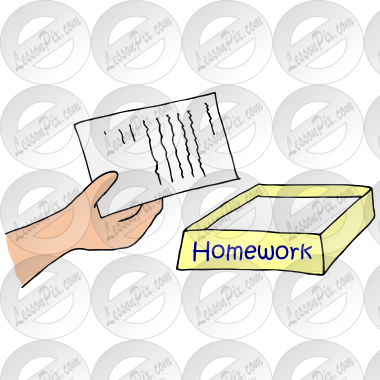 Clip Freeuse In Homework Clip Art Images Picture - Turn In Homework Png (380x380), Png Download
