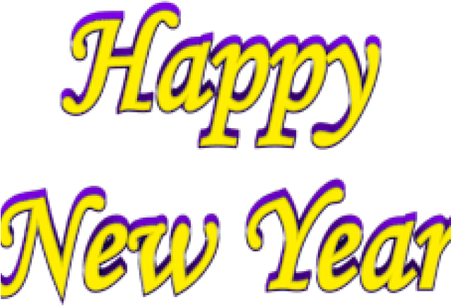 Happy New Year Clipart Hat - Portable Network Graphics (640x480), Png Download