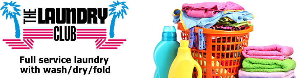 The Laundry Club - Laundry Basket With Clothes Png (978x250), Png Download