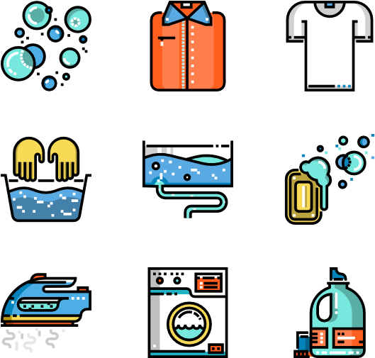 Laundry Washing - Cyber Security Icon (600x564), Png Download
