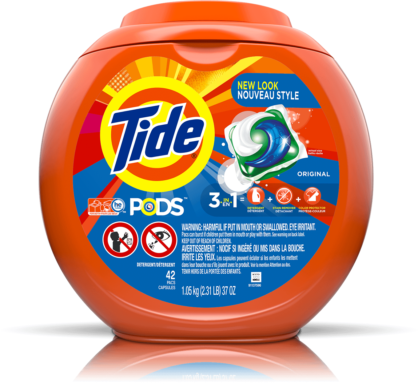 Tide Pods® Laundry Detergent Original Scent - Tide Pods Original Scent He Turbo Laundry Detergent (1600x1600), Png Download