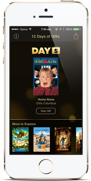Apple's 12 Days Of Gifts - Home Alone 1 (300x593), Png Download
