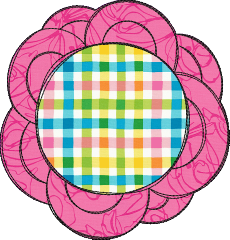 Doodle Frames Png Download - Stickdatei Rahmen Oval Freebie (460x479), Png Download