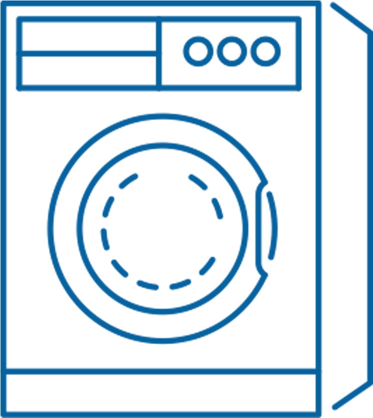 Laundry Fluff & Fold - Circle (1000x1000), Png Download