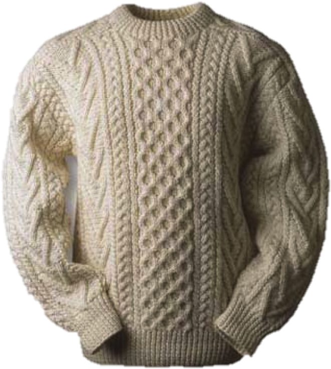 Sweater - Aran Sweater (751x751), Png Download
