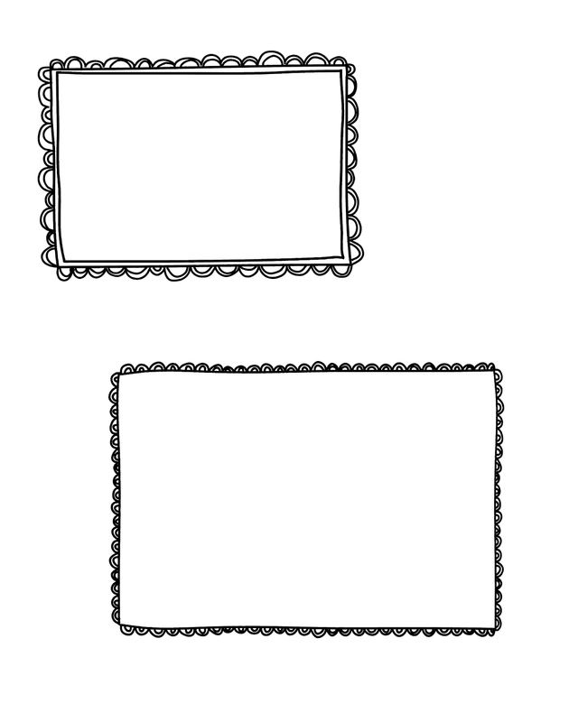 10 Free Png Doodle Frame Blog Boards - Slope (640x800), Png Download