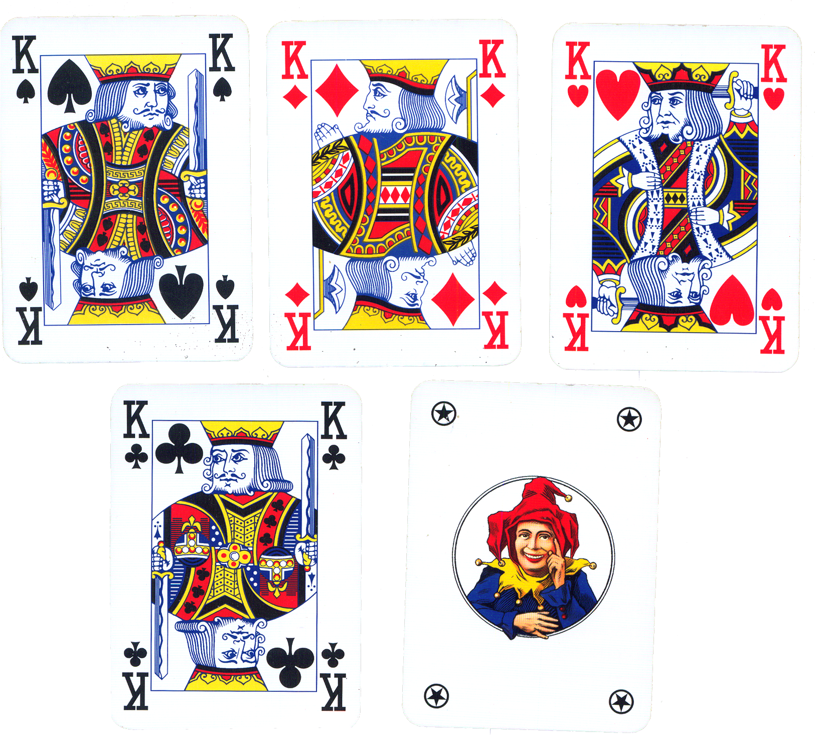 Kings In Deck Of Card (1652x1480), Png Download