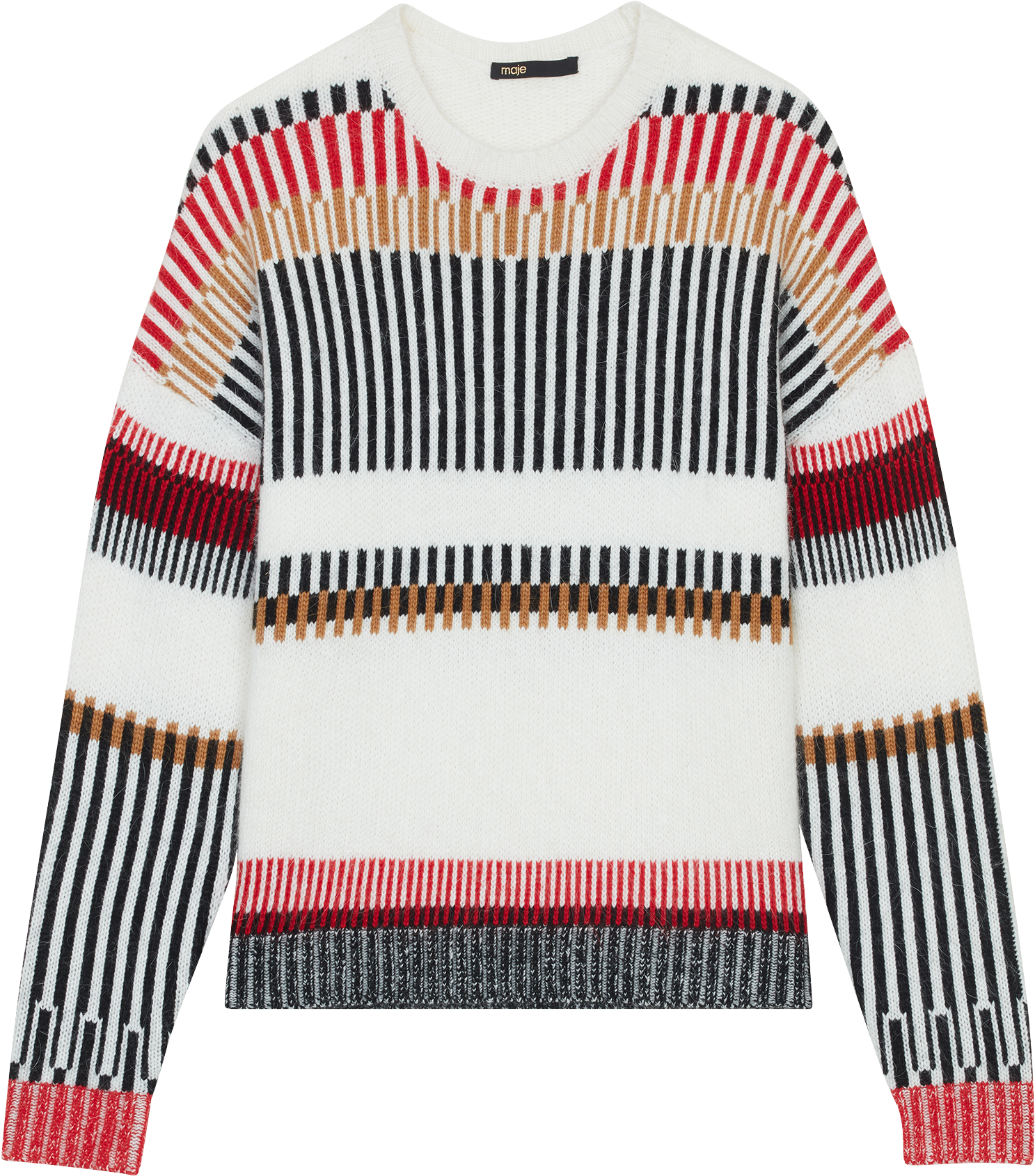 Oversize Sweater In Wool Blend - Sweater (2000x2000), Png Download