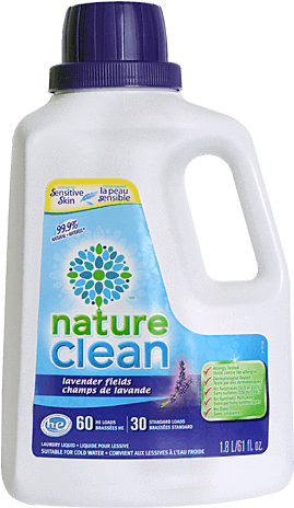 Laundry Liquid - 1 - 8l - Lavender - Nature Clean Automatic Dishwasher Gel (480x480), Png Download