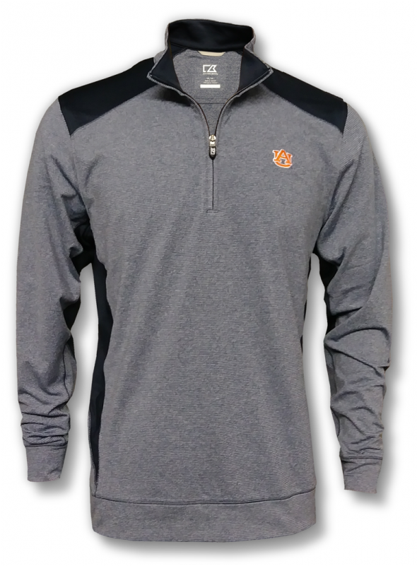 Download Navy Cutter And Buck Quarter Zip With Embroidered Au Sweater