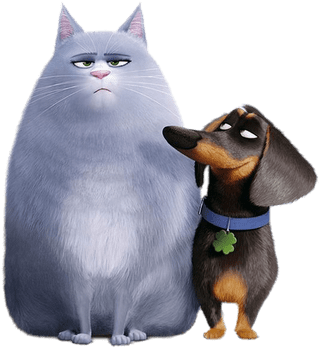 Buddy And Chloe - Secret Life Of Pets Png (400x400), Png Download