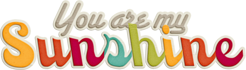 Sunshine Png Transparent Picture - You Are My Sunshine Png (800x230), Png Download