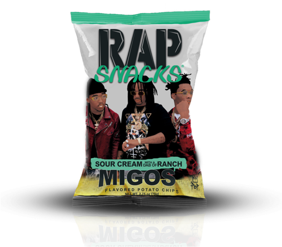 Sour Cream With A Dab Of Ranch Chips - Migos Dab Of Ranch Chips (550x576), Png Download