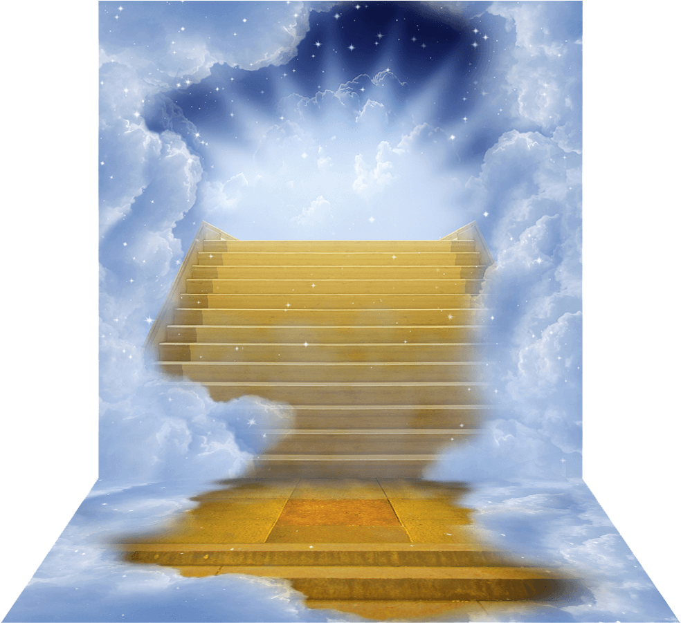 Clipart Resolution 1000*1000 - Golden Stairway To Heaven - Free