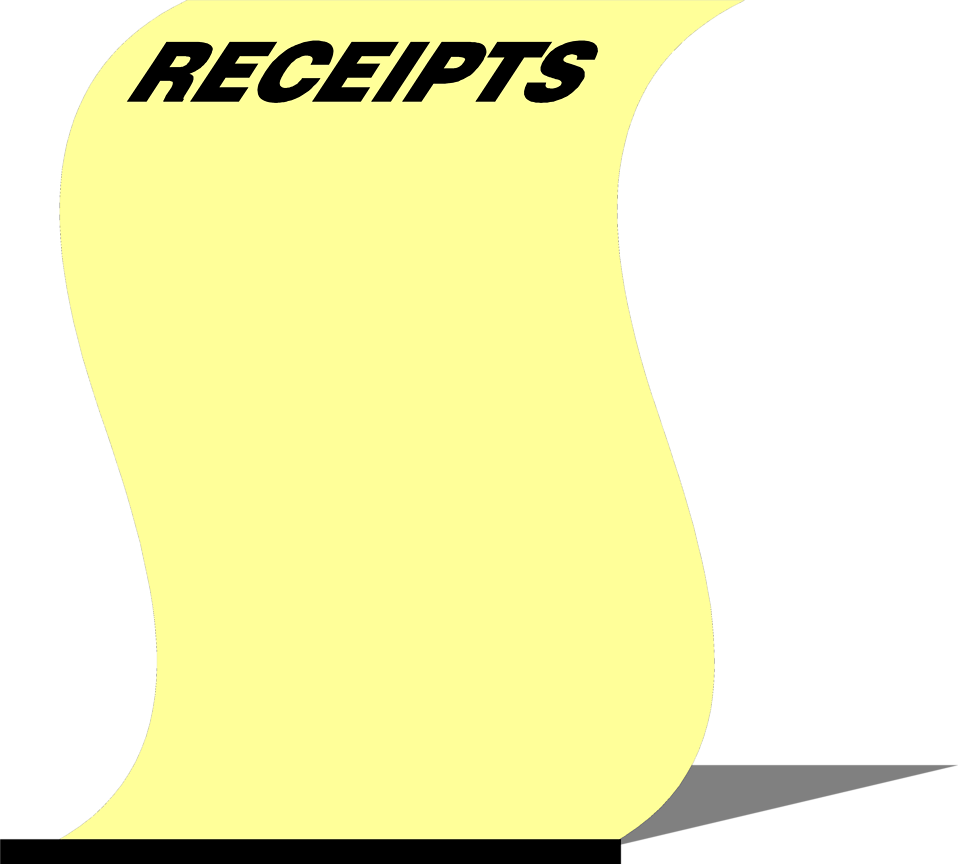 Package Receipt Cliparts - Receipt (958x864), Png Download