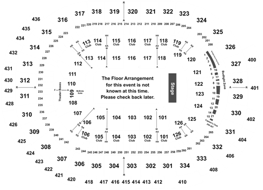 Drake & Migos - Row Enterprise Center Fleetwood Mac Seats (525x440), Png Download