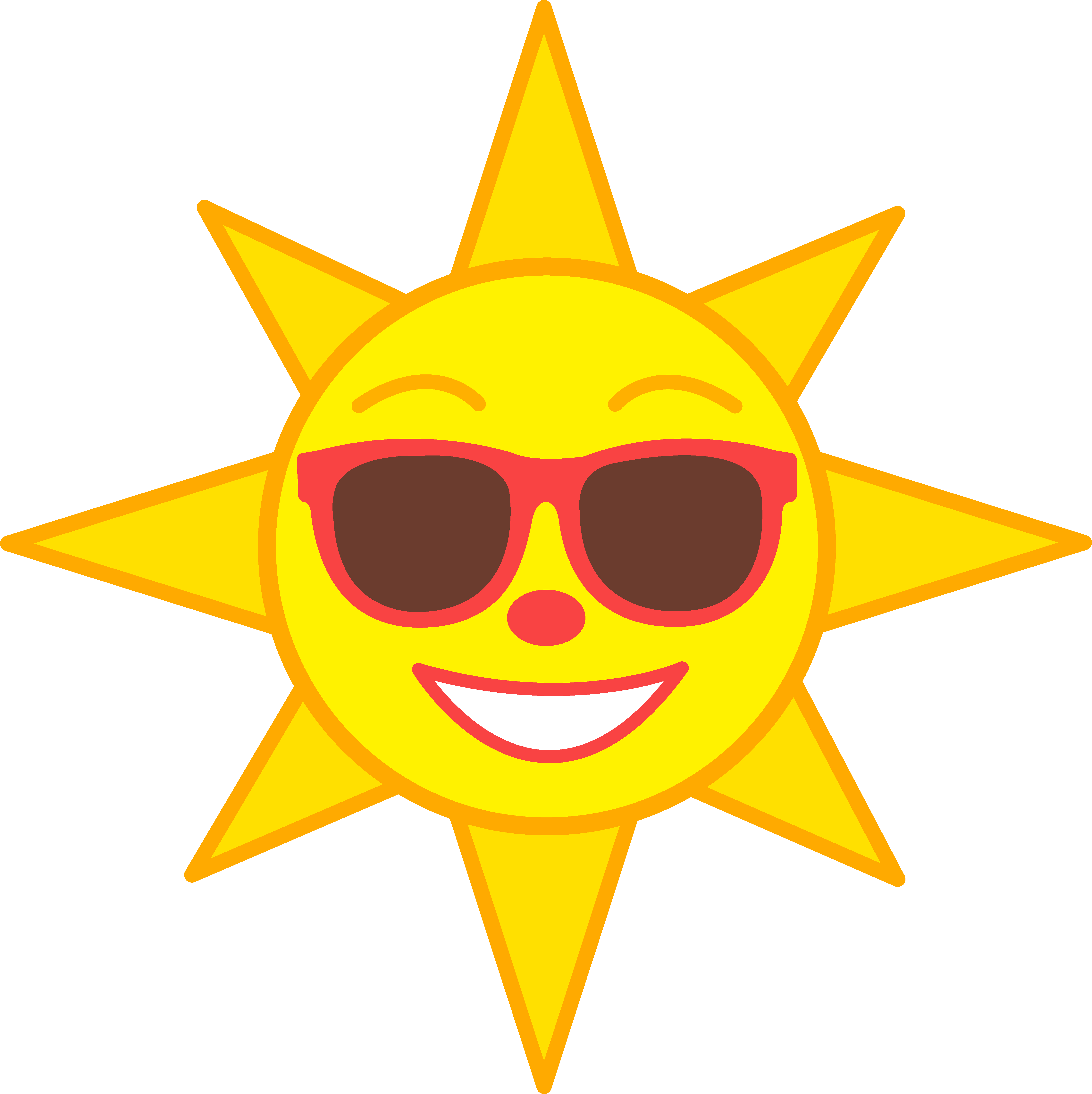 Sun Happy Clip Art - Summer Pool Party Clip Art (5590x5601), Png Download