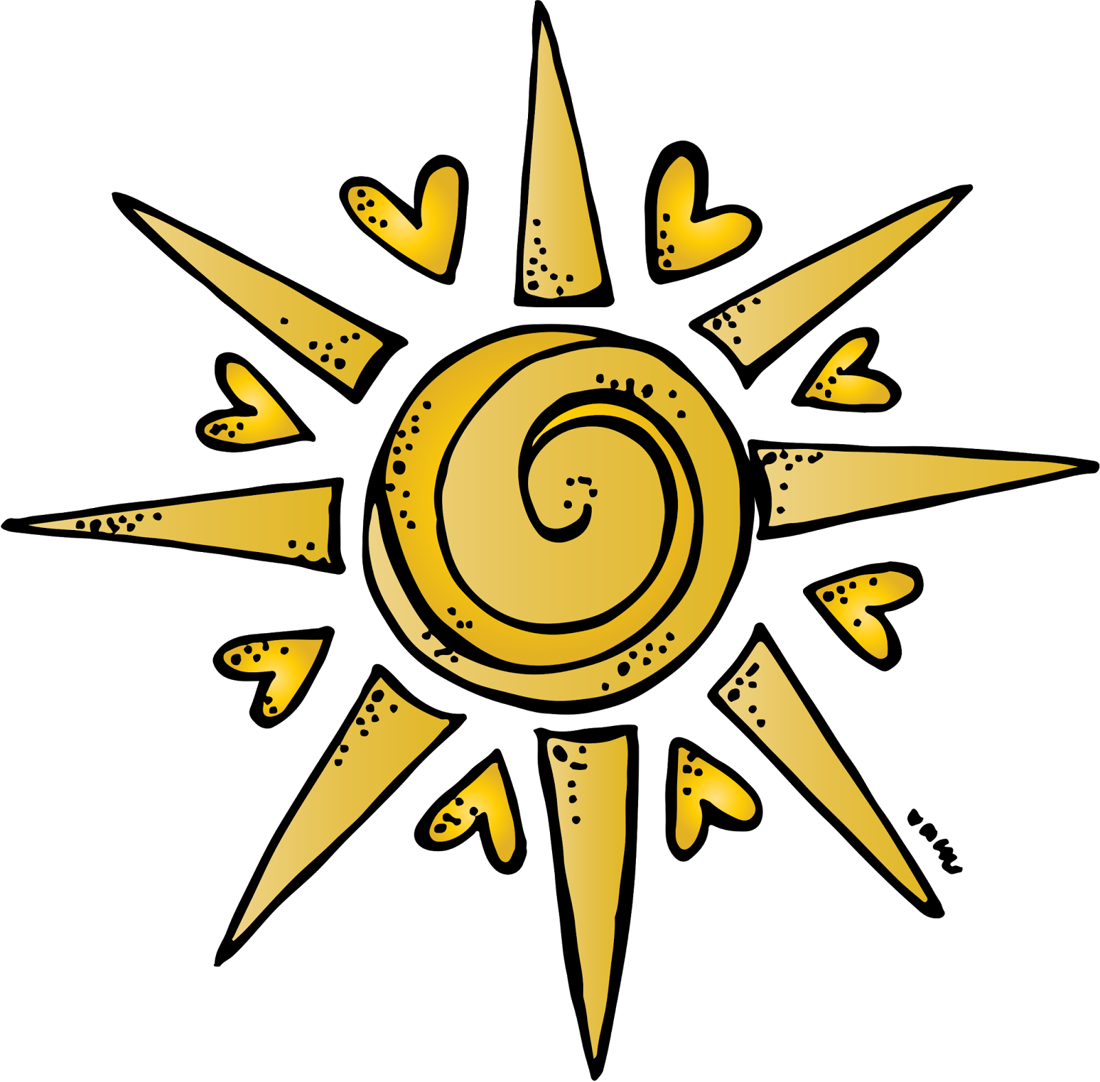 Clipart Cross Sunshine - Sunshine Clip Art (1600x1574), Png Download