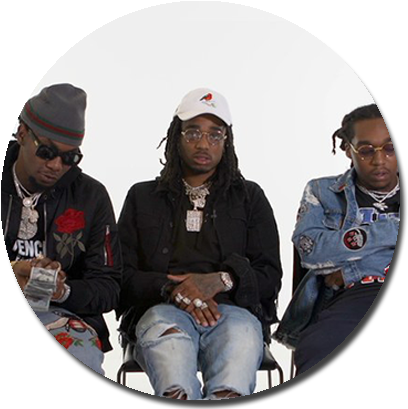 “a Tour De Force Tribute To A Century Of Scary Clowns - Migos Over Under Gif (420x420), Png Download