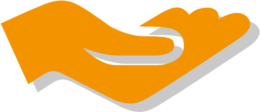 Donate - Give Hand Icon Png (550x550), Png Download