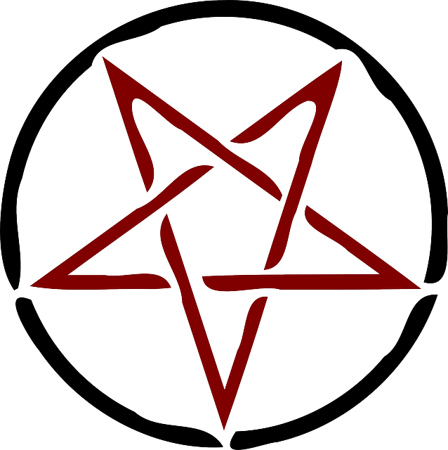 Pentagram, Star, Symbol, Religious, Adversary - Pentagram Clip Art (638x640), Png Download