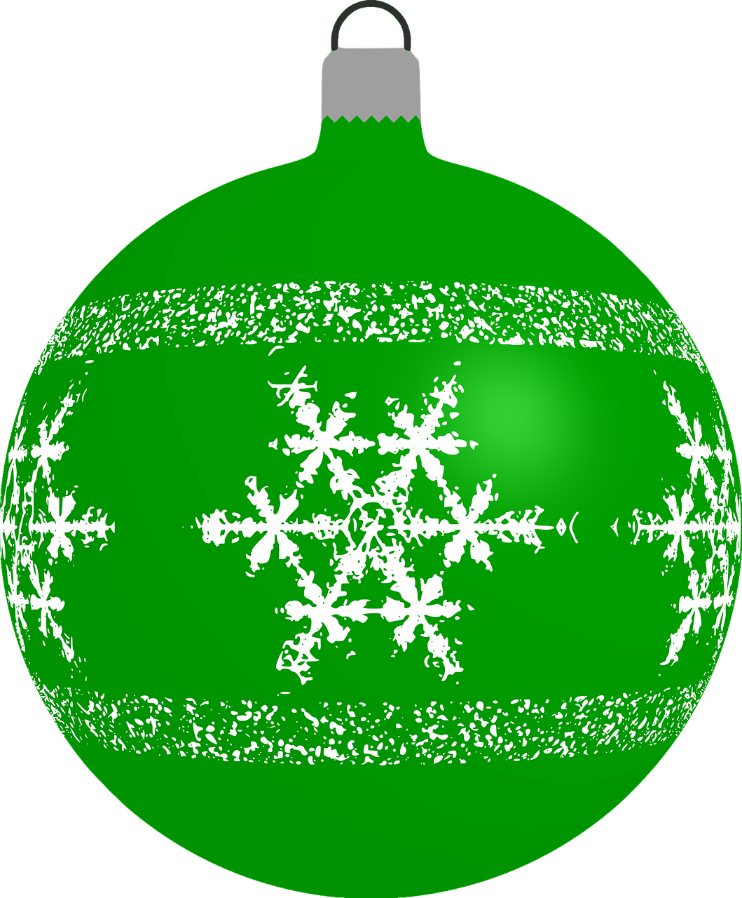 Vector Graphics, - Christmas Single Balls Ornaments Png Green (1059x1280), Png Download