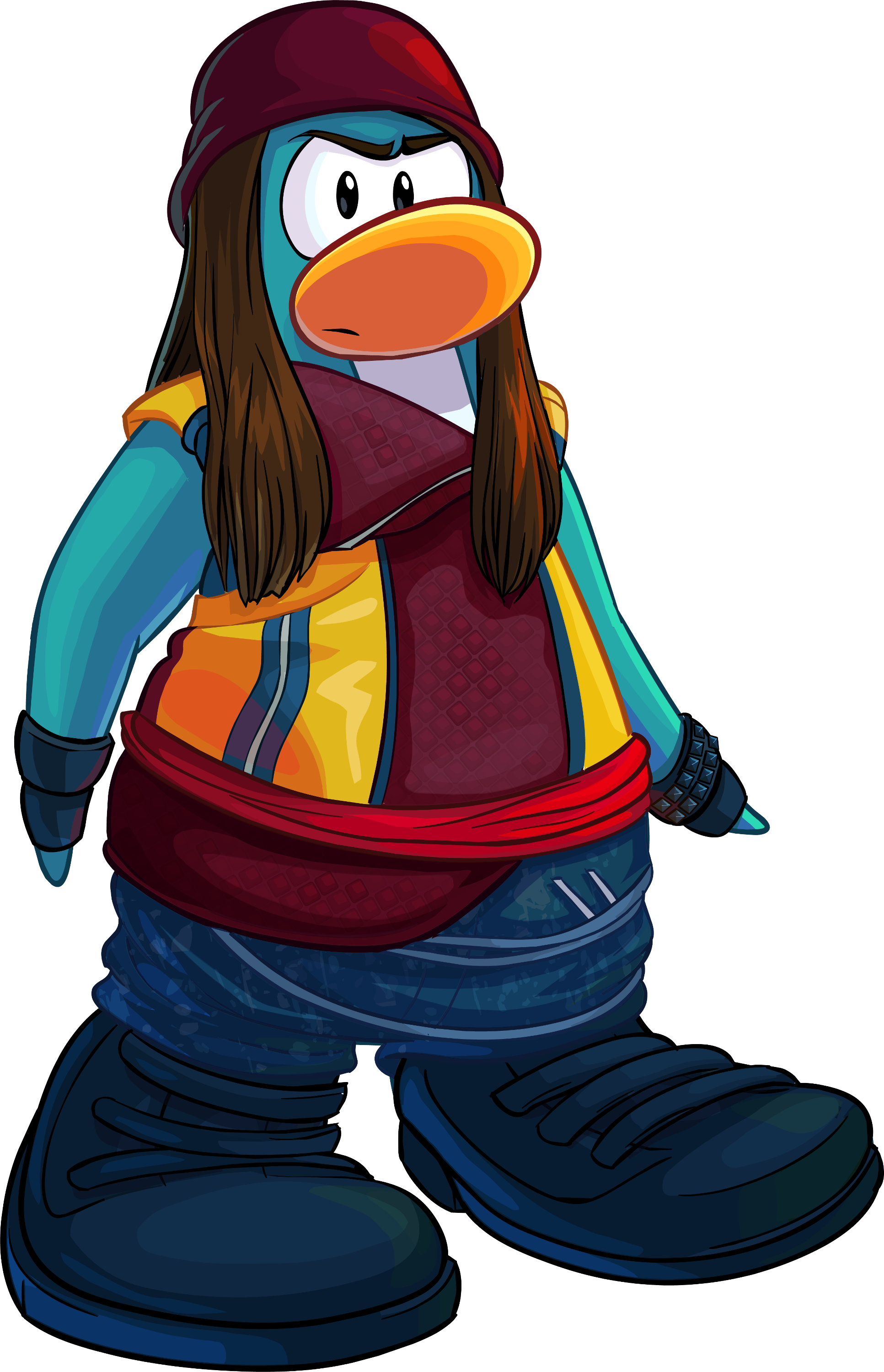 Descendants Party Jay - Club Penguin Jay (1933x3000), Png Download