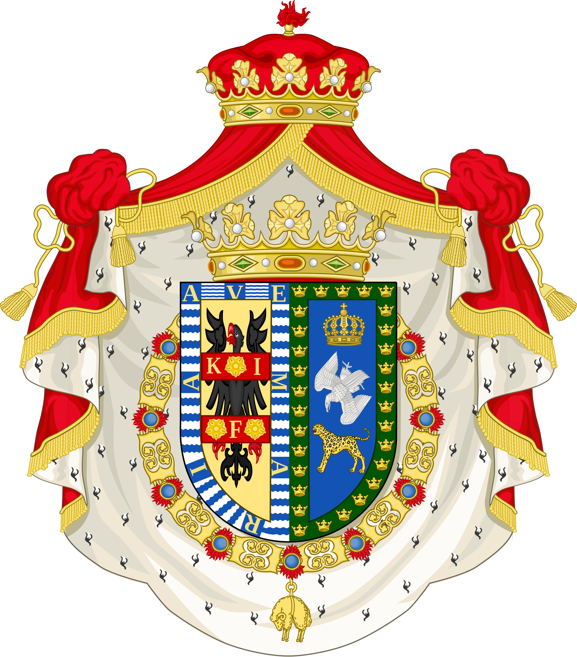 Open - Coat Of Arms Marichalar (2000x2277), Png Download