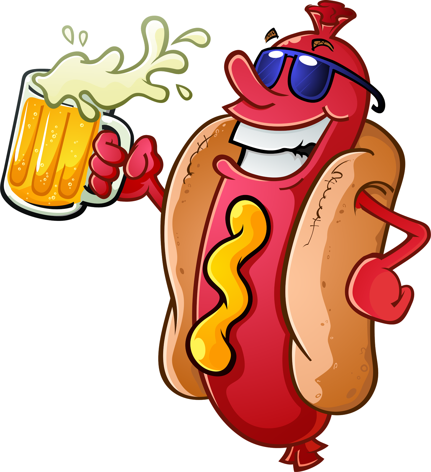 Resultado De Imagem Para Hot Dog Logo - Hot Dog Day Clipart (1461x1600), Png Download