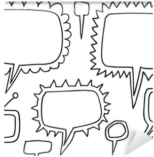 Speech Bubble Funky Doodle Illustration Vector Art - Art (400x400), Png Download
