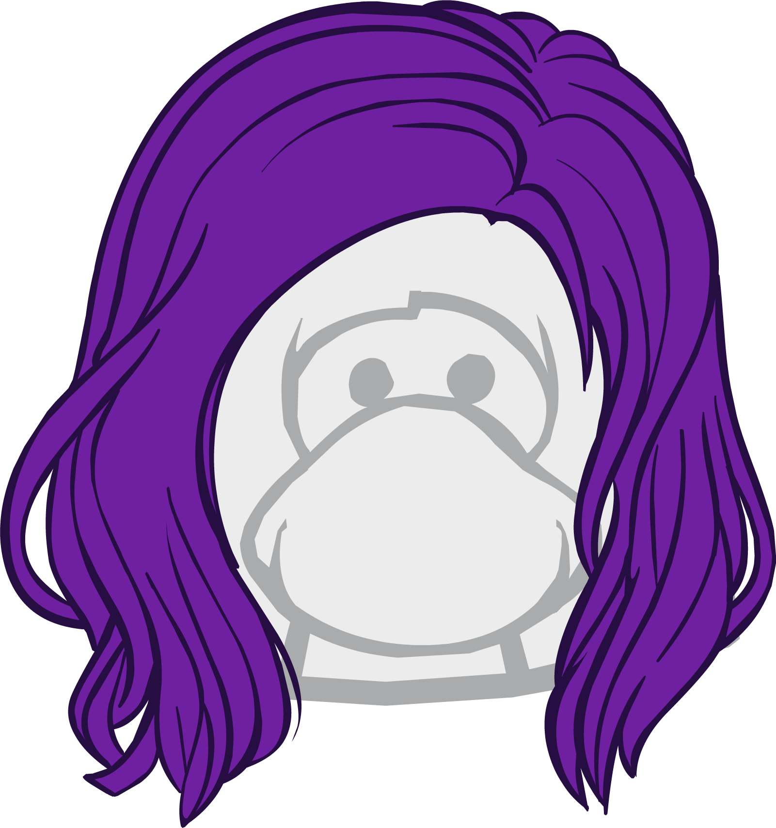 Image The Mal Png Club Penguin Wiki - Codigo Free Penguin Cabelo Da Mal (1601x1708), Png Download