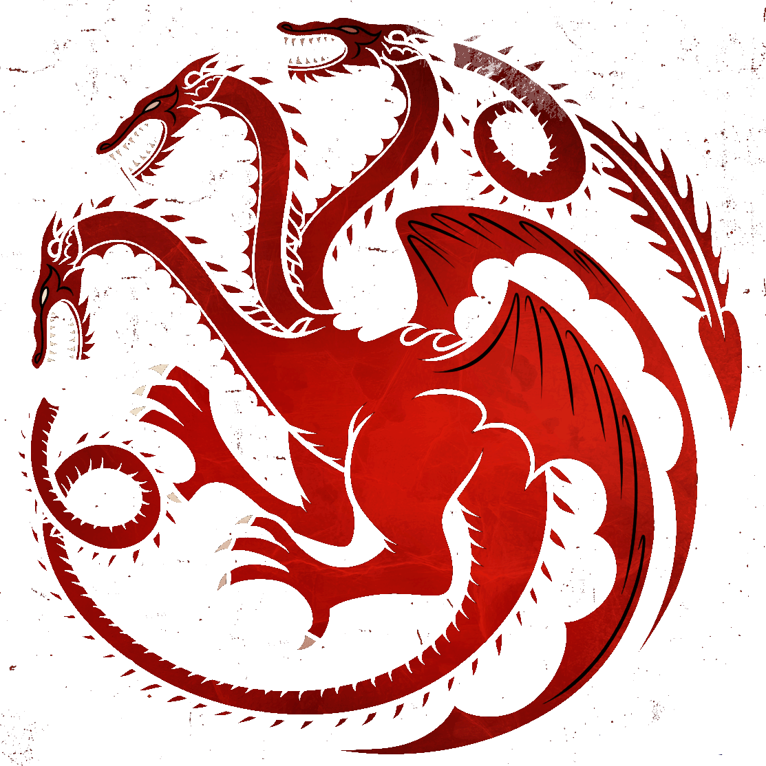 House Targaryen Png Image - House Targaryen Logo Png (1113x1114), Png Download