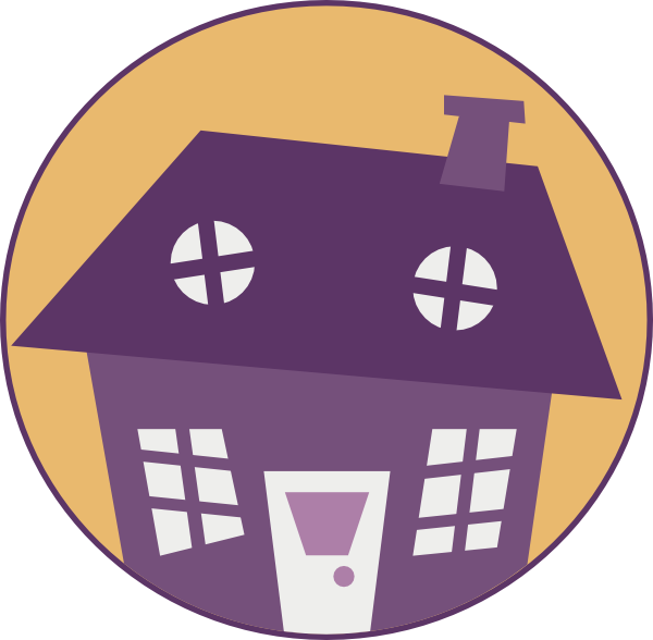 How To Set Use Little Purple House Svg Vector (600x588), Png Download