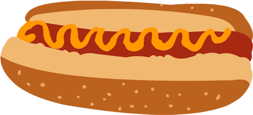 Bread Hot Dog Clipart - Food (600x630), Png Download