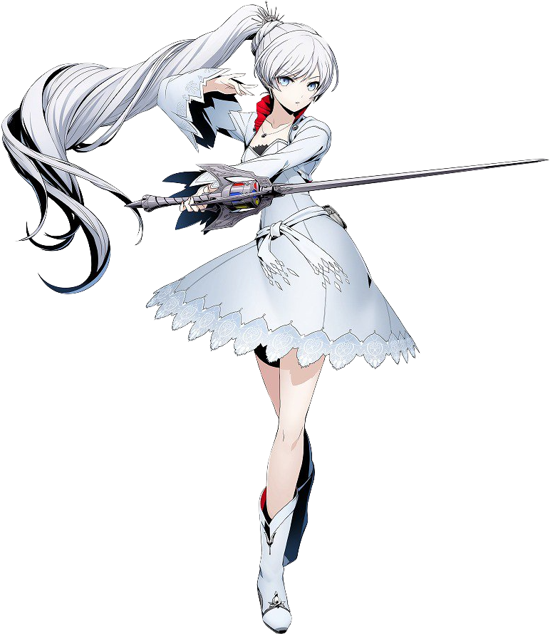Abridged Weiss Schnee - Blazblue Cross Tag Battle Renders (795x918), Png Download