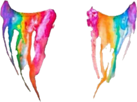 Report Abuse - Rainbow Tears Png (436x327), Png Download