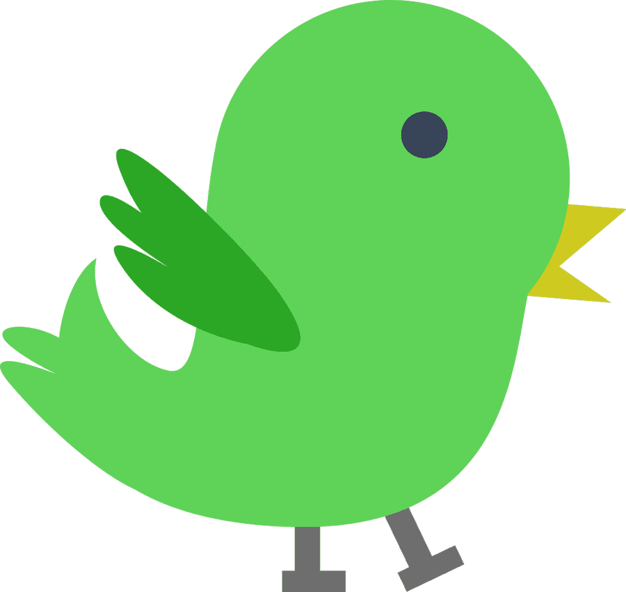 Green Bird Clipart - Baby Birds Art Clip (900x851), Png Download