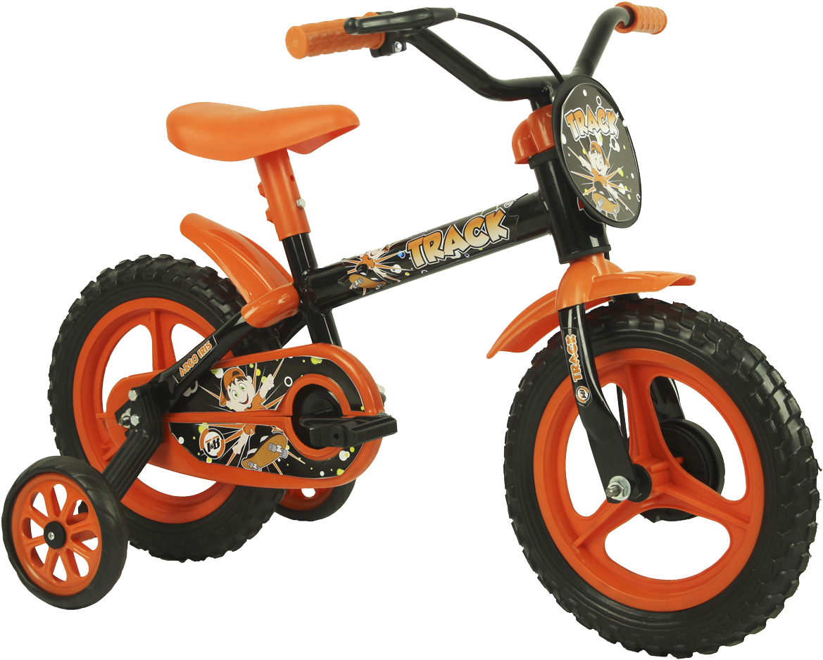 Arco Iris Laranja E Preto Ok - Bicicleta Track Aro 12 (1200x1200), Png Download