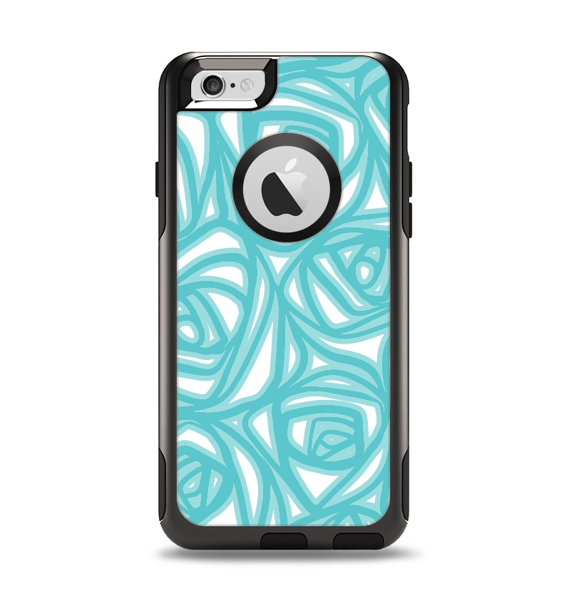 The Vector Subtle Blues Pattern Apple Iphone 6 Otterbox - Otterbox (798x843), Png Download