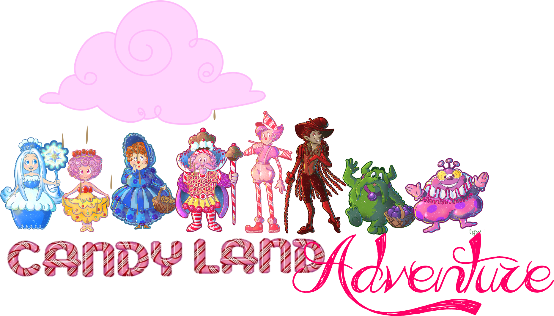 Rebecca Everlene Trust Company L Official Site - Classic Candy Land Characters (2137x1177), Png Download