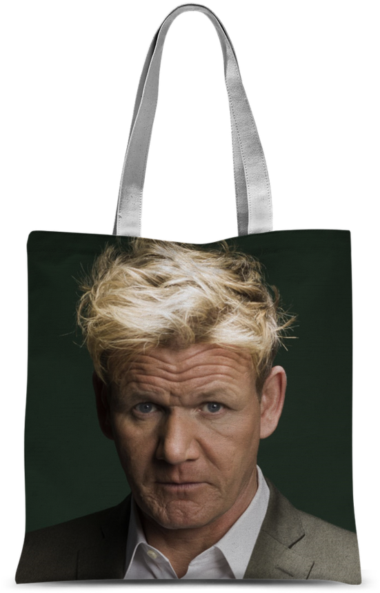 Close-up Of Gordon Ramsay ﻿classic Sublimation Tote - Gordon Ramsay (900x900), Png Download