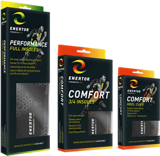 Enertor Comfort 3/4 Insoles (370x328), Png Download