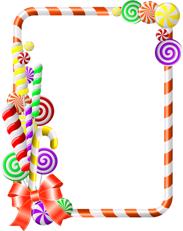 Download Candyland Border Png Image Library Stock Candy Crush Photo Frame PNG Image with No
