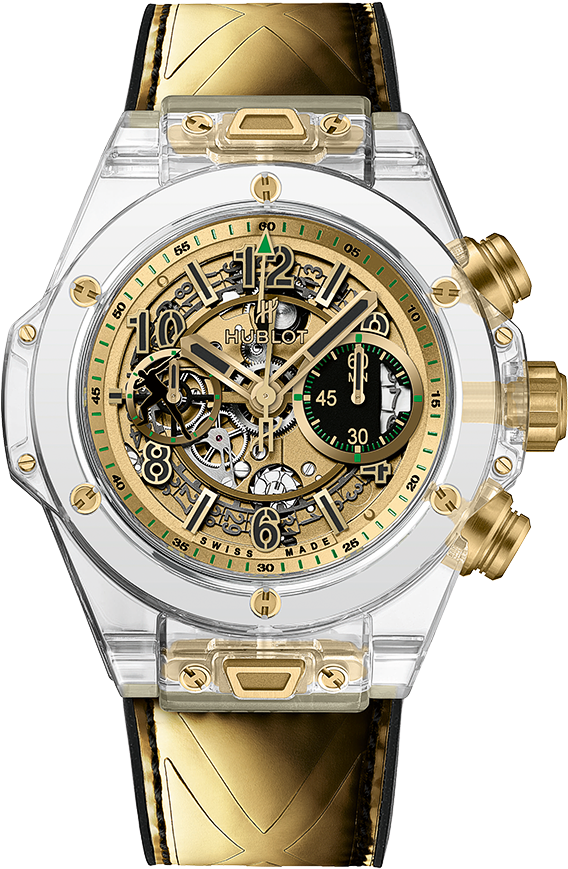 Hublot Big Bang Unico Sapphire Usain Bolt For Only - Hublot Big Bang Unico 45mm 411.jx.1170.rx (568x902), Png Download