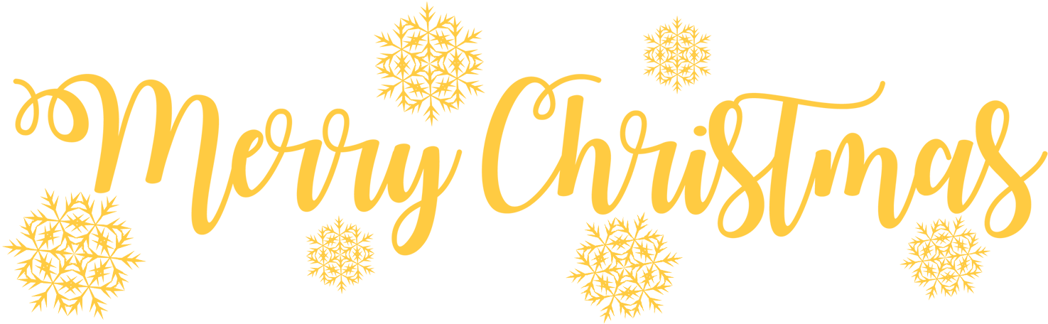 We Hope You And Yours Have A Merry Christmas And May - Merry Christmas Gold Png (1500x500), Png Download
