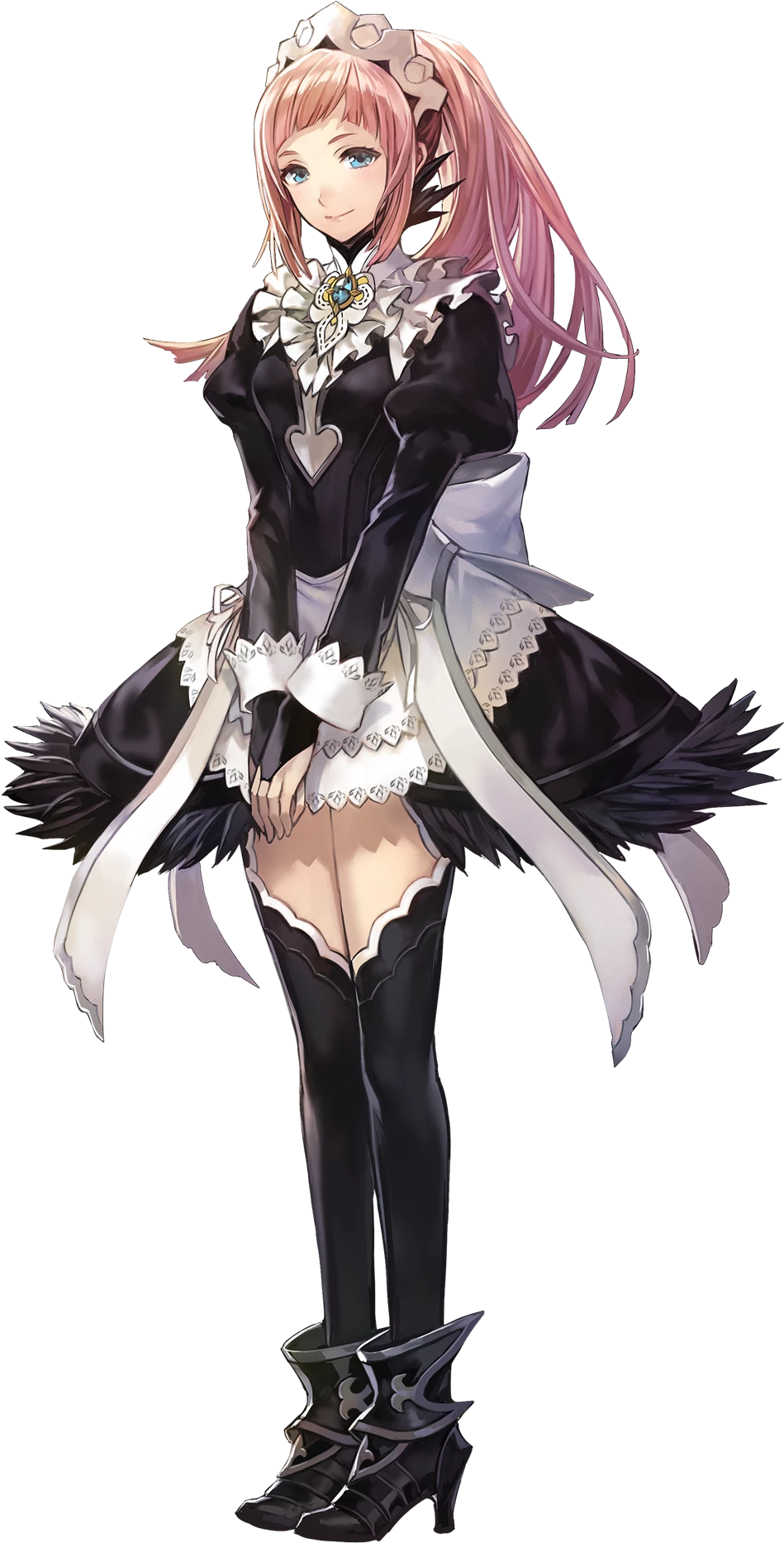 Felicia Maid Mayhem Face - Fire Emblem Heroes Maid (340x408), Png Download