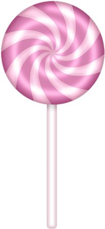 Pinky Peach Valentine - Lollypop Pink And Purple (269x500), Png Download