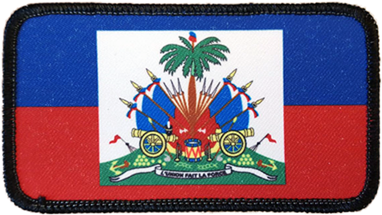 Haiti Flag Patch - Haïtian Flag (800x800), Png Download