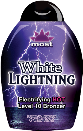 White Lightning Is An Ultra Dark Level 10 Bronzing - Most Products White Lightning Electrifying Hot Level (287x436), Png Download
