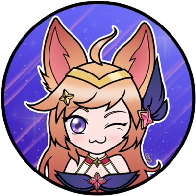 Star Guardian Ahri Pin - Cartoon (400x400), Png Download